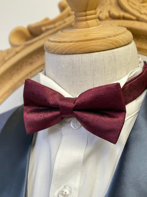 Bloody Red Little Flower Classic Bow Tie
