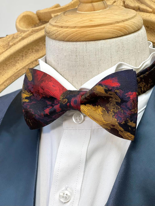 Abstract Mixed Color Classic Bow Tie