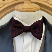 Load image into Gallery viewer, Rose Secret Pattern Classic Bow Tie
