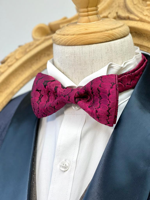 Blossom Red Floral Classic Bow Tie
