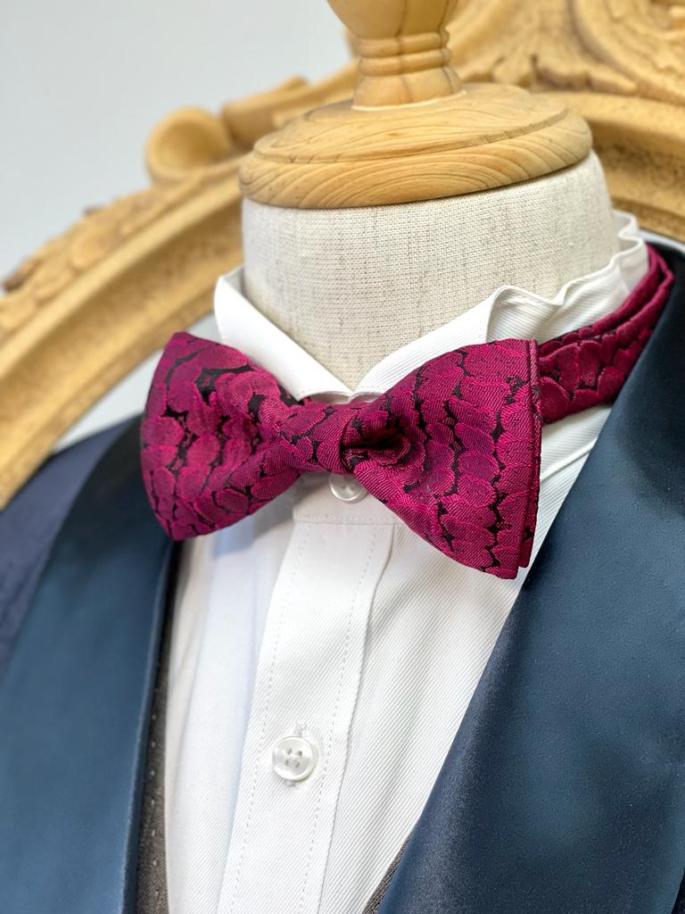 Blossom Red Floral Classic Bow Tie