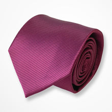 Load image into Gallery viewer, Cabaret Red Twill Silk Tie – Regular 80mm