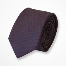 Load image into Gallery viewer, Dark Red Knit Silk Tie – Slim 50mm