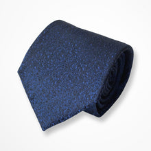 Load image into Gallery viewer, Blue Pattern Silk Tie – Regular 80mm