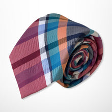 Load image into Gallery viewer, England Colorful Tartan Silk Tie – Regular 80mm