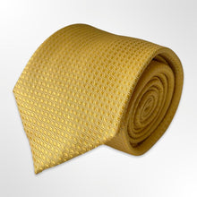 Load image into Gallery viewer, Yellow Gold Grenadine Silk Tie – Regular 90mm