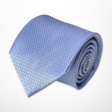 Load image into Gallery viewer, Light Blue Abstract Silk Tie – Regular 90mm