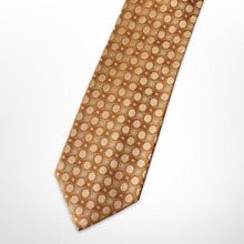 Load image into Gallery viewer, Golden Stars With Micro Check Silk Tie – Regular 95mm