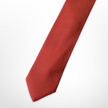 Load image into Gallery viewer, Orange Grenadine Silk Tie – Skinny 70mm