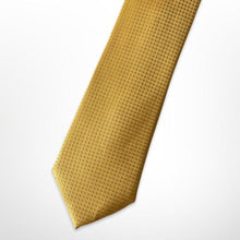 Load image into Gallery viewer, Yellow Gold Grenadine Silk Tie – Regular 90mm