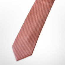 Load image into Gallery viewer, Yellow Orange Check Silk Tie – Regular 80mm