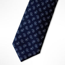 Load image into Gallery viewer, Blue Paisley Silk Tie – Slim 50mm