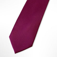 Load image into Gallery viewer, Cabaret Red Twill Silk Tie – Regular 80mm