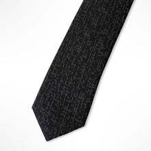 Load image into Gallery viewer, Grey Pattern Silk Tie – Slim 55mm