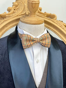 England Style Brown Tarten Classic Bow Tie