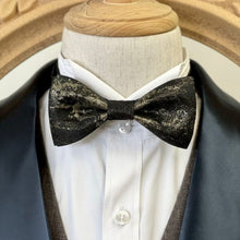 Load image into Gallery viewer, Galaxy Black With Gold Classic Bow Tie
