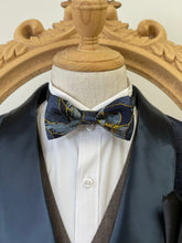 Load image into Gallery viewer, Golden Floral Berry Classic Bow Tie