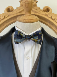 Golden Floral Berry Classic Bow Tie