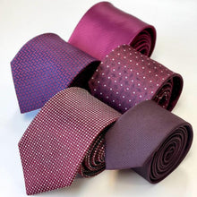 Load image into Gallery viewer, Cabaret Red Twill Silk Tie – Regular 80mm