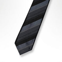Load image into Gallery viewer, Double Layer Grey Twill Silk Tie – Slim 60mm