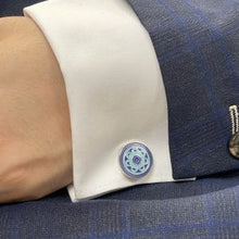 Load image into Gallery viewer, Sky Mosaic Cufflinks