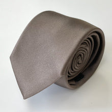 Load image into Gallery viewer, Golden Plain Silk Tie – Skinny 75mm