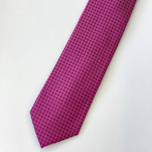Load image into Gallery viewer, Barbie Pink Pattern With Pin Dots Silk Tie – Regular 80mm