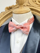 Load image into Gallery viewer, Light Pink Tie Dye Pattern Bow Tie