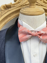 Load image into Gallery viewer, Light Pink Tie Dye Pattern Bow Tie