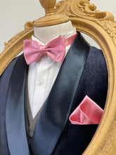 Load image into Gallery viewer, Dark Pink Classic Bow Tie
