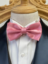 Load image into Gallery viewer, Dark Pink Classic Bow Tie