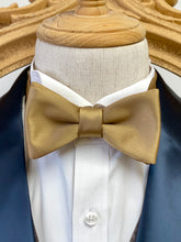 Load image into Gallery viewer, Light Brown Classic Bow Tie