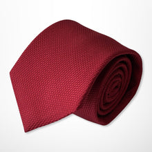 Load image into Gallery viewer, Red Grenadine Silk Tie – Regular 85mm