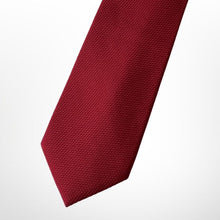 Load image into Gallery viewer, Red Grenadine Silk Tie – Regular 85mm