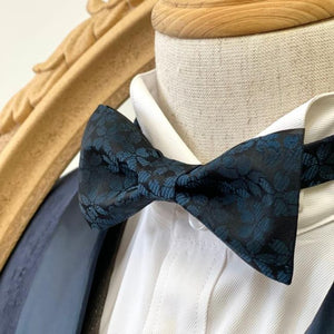Japan Nishijin Collection – Navy Sakura Classic Bow Tie