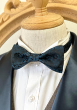 Load image into Gallery viewer, Japan Nishijin Collection – Navy Sakura Classic Bow Tie