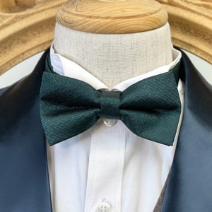 Secret Green H-Pattern Bow Tie