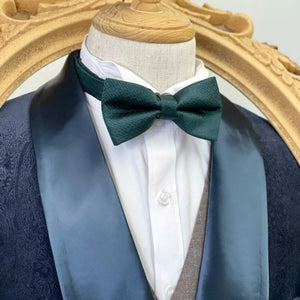 Secret Green H-Pattern Bow Tie