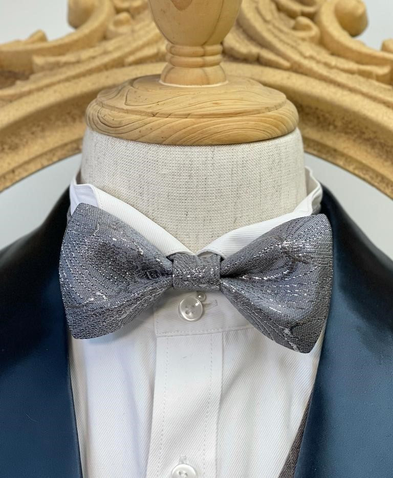 Shining River Silver Classic Bow Tie