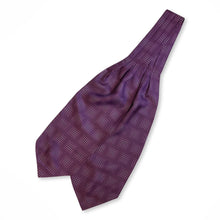 Load image into Gallery viewer, Red Pattern With Red, Pink, White Pin Dots Printed Silk Cravat