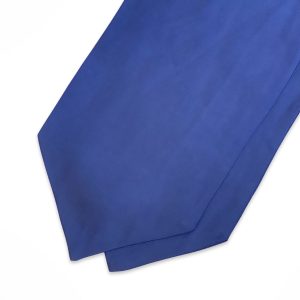Navy Plain Silk Cravat