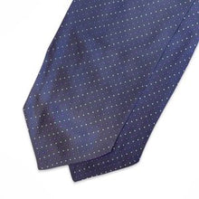 Load image into Gallery viewer, Grey Pattern With Pink And White Pin Dots Printed  Silk Cravat