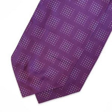 Load image into Gallery viewer, Red Pattern With Red, Pink, White Pin Dots Printed Silk Cravat