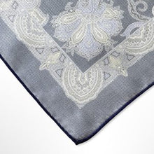 Load image into Gallery viewer, Purple Floral Silk Pocket Square – 38CM