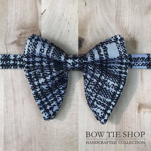 Plaid Large Wing BowTie