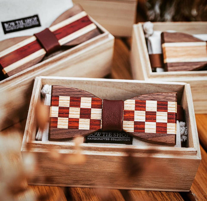 [Limited Edition] Mori Matching Wooden BowTie